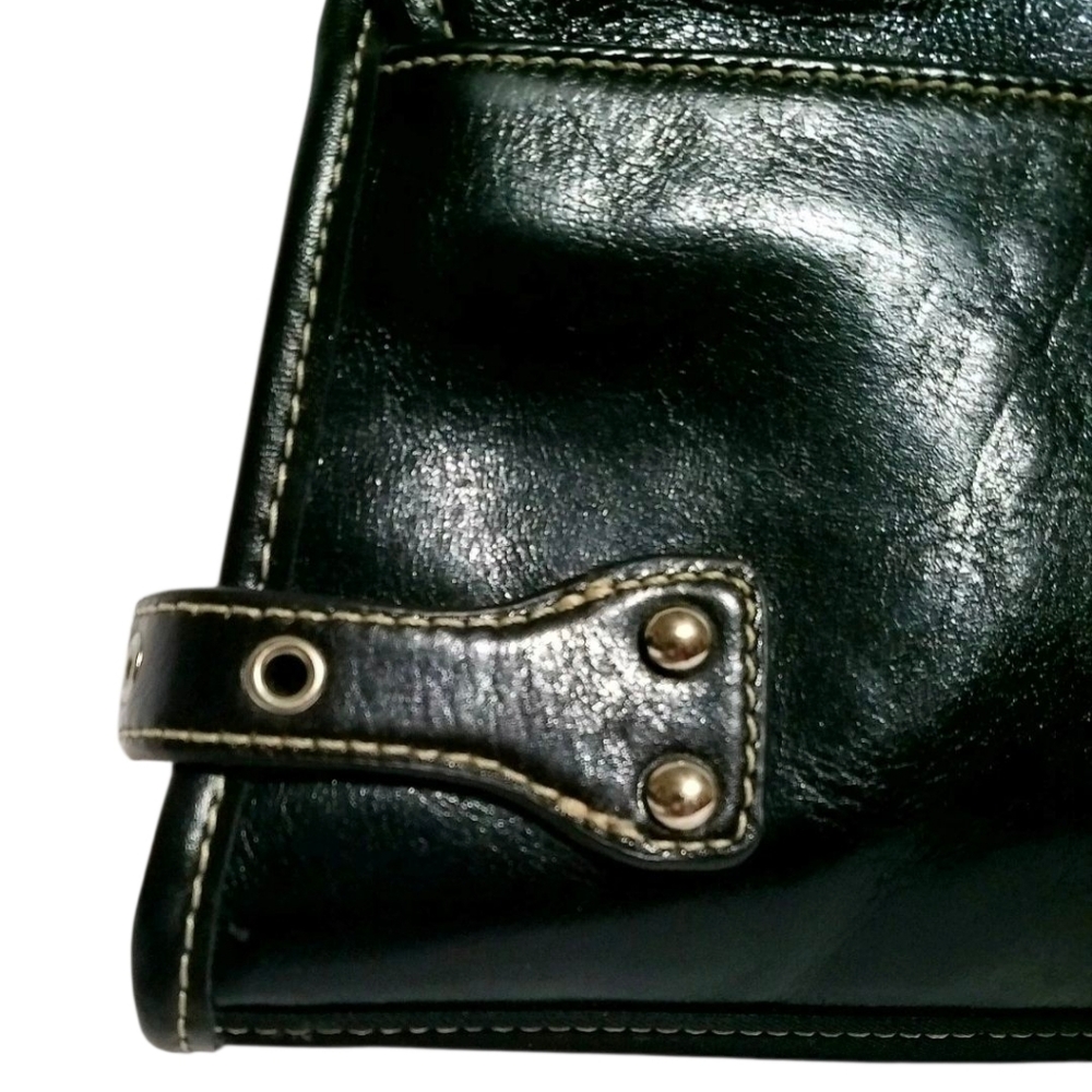 Franco Sarto Black Purse (B6) - Picture 7 of 11